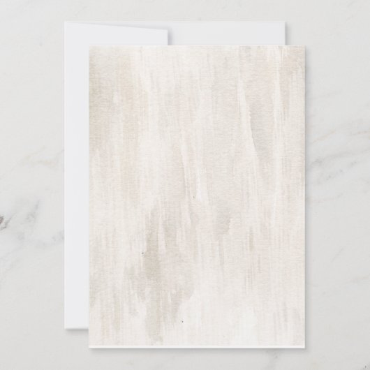 Boho cactus succulents Bridal Dusche Einladung (Rückseite)