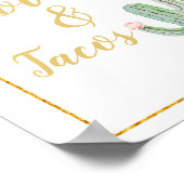 Boho Cactus Taco bout Alles was Sie brauchen ist L Poster (Ecke)