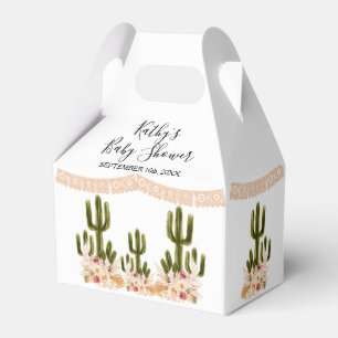 Boho Cactus Taco Bout Liebe Baby Shower Geschenkschachtel