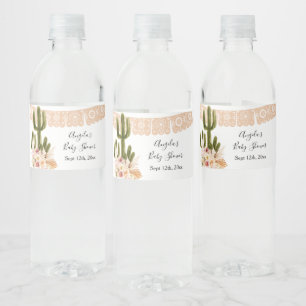 Boho Cactus Taco Bout Liebe Wasser Flasche Wasserflaschenetikett