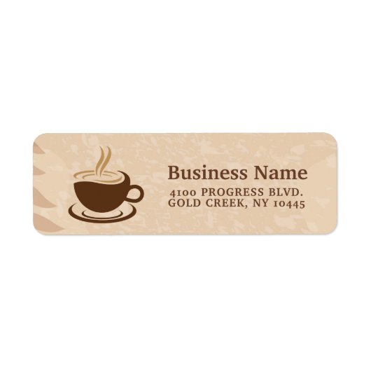 Boho-Café-Verpackungslabel (Vorne)