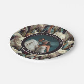 Boho Calle Lilies Teller für Bridge zum Party (Schrägansicht)