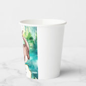 Boho Calm Otter Birthday Pappbecher (Links)