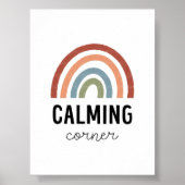 Boho Calming Corner Poster (Vorne)