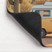 Boho Camper Van Wüstenprint Mousepad (Ecke)
