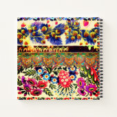 Boho Caravan Aqua Notizblock (Rückseite)