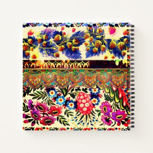 Boho Caravan Pink Notizblock (Rückseite)