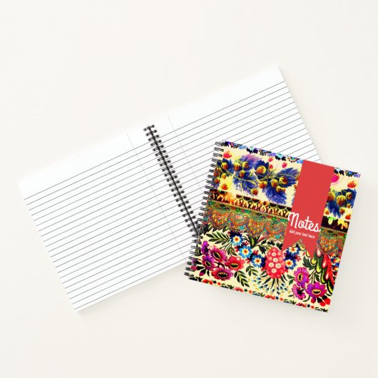 Boho Caravan Red Notizbuch (Innenseite)