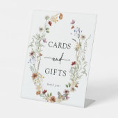 Boho Card und Geschenke Sockelschild (Vorderseite)