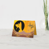 Boho Cat Dog Pet Caregiver Dankeschön Karte (Vorderseite)