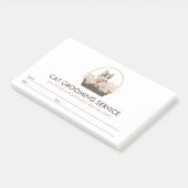 Boho Cat Groomer Post-it Klebezettel (angewinkelt)