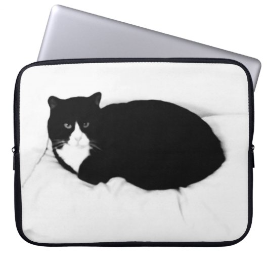 Boho Cat Laptop Sleeve (Vorderseite)