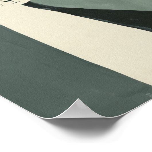 Boho Cat Poster (Ecke)