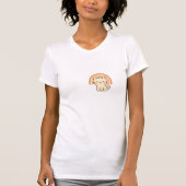 Boho Cat T-Shirt with Retro Arch Design (Vorderseite)