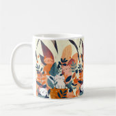 Boho Cats & Earth Tones Kaffeetasse (Links)