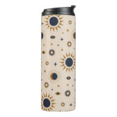 Boho Celestial Astronomie Thermal Tumbler Thermosbecher (Nach links gedreht)