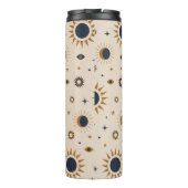 Boho Celestial Astronomie Thermal Tumbler Thermosbecher (Rückseite)