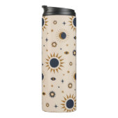 Boho Celestial Astronomie Thermal Tumbler Thermosbecher (Nach rechts gedreht)