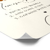 Boho Celestial Bear Mama-osa Bar Poster (Ecke)