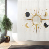 Boho Celestial Bliss Duschvorhang