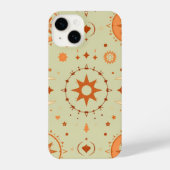 Boho Celestial iPhone Case | Sonne und Mond-Astrol iPhone Hülle (Rückseite)