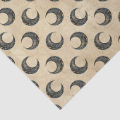 Boho Celestial Mond Goldmuster Seidenpapier (Ausschnitt)