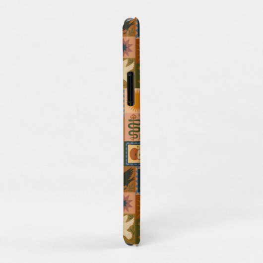 Boho Celestial | Retro Sun & Moon Case-Mate iPhone Hülle (Hinten/Rechts)