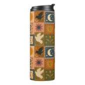 Boho Celestial | Retro Sun & Moon Thermosbecher (Nach links gedreht)