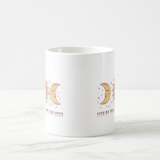Boho Celestial Sun and Moon Kaffeetasse (Mittel)