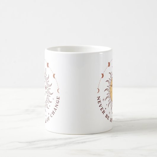 Boho Celestial Sun and Moon Kaffeetasse (Mittel)