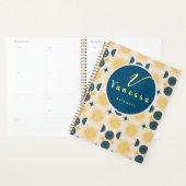 Boho Celestial Sun Moon Monogram Script Planer (Anzeige)