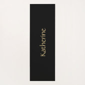 Boho Celestial Sun Moon Wildflower Garden Yogamatte (Rückseite)