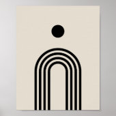 Boho Celestial Sun Poster (Vorne)