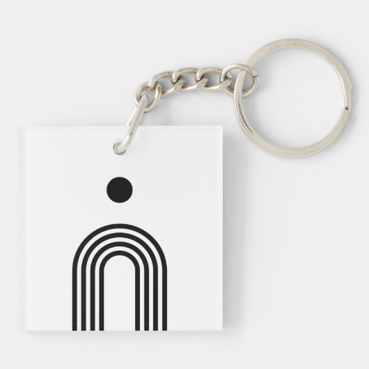 Boho Celestial Sun Schlüsselanhänger (Rückseite)