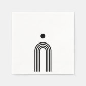 Boho Celestial Sun Serviette (Vorderseite)