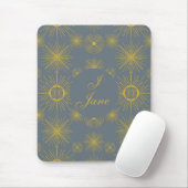 Boho Celestial Sun Stars Personalisiert Vintag Mousepad (Mit Mouse)