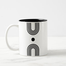 Boho celestial Sun Zweifarbige Tasse