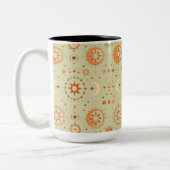 Boho Celestial Tasse | Sonnenstrahlen und Mondlich (Links)