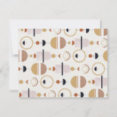 Boho Celestial Terracotta Personalisiert Stationer Mitteilungskarte (Rückseite)