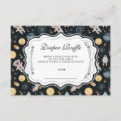 Boho Celestial-Tierisches Babyshower-Einladung Begleitkarte (Vorderseite)