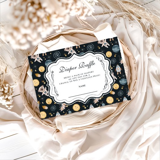Boho Celestial-Tierisches Babyshower-Einladung Begleitkarte