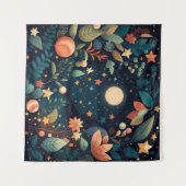 Boho Celestial Wandteppich (Vorderseite (Horizontal))