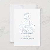 Boho Celestial Wedding Dankeskarte (Rückseite)