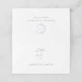 Boho Celestial Wedding Platzkarte (Außenseite Aufgefaltet)