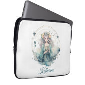 Boho Celestial Witchy Name Laptopschutzhülle (Vorne Rechts)