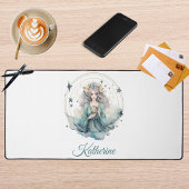 Boho Celestial Witchy Name Schreibtischunterlage