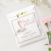 Boho Champagne Glass Pearls & Prosecco Brautparty Geschenktütchen (Versiegelt)