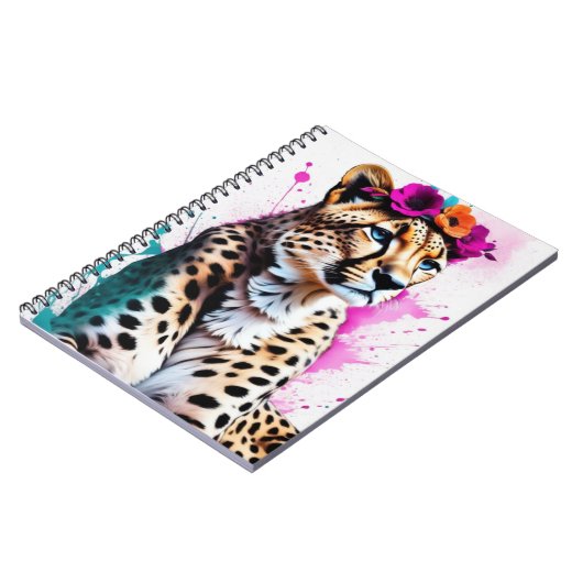 Boho Cheetah Notebook Journal Notizblock (Linke Seite)
