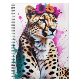 Boho Cheetah Notebook Journal Notizblock