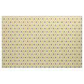 Boho chelgelbe Ikat-Tribal-Muster Monogramm Stoff (Yard (91,4 cm))
